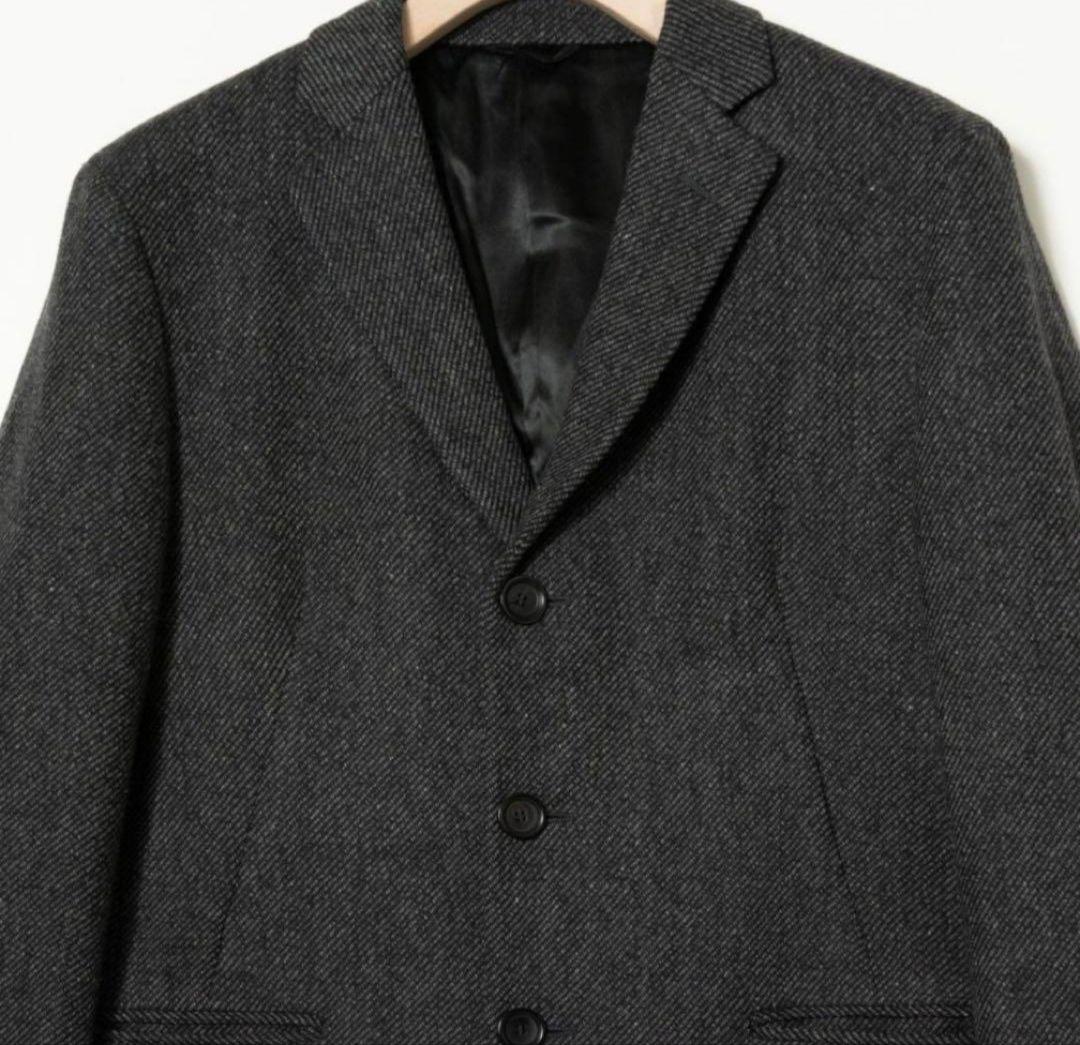 TONELLO トネッロ 高級生地 チェスター コート 48 イタリア製 美品