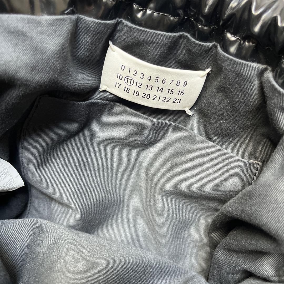 メゾンマルジェラ11 エナメルレザーナップサック　maison margiela