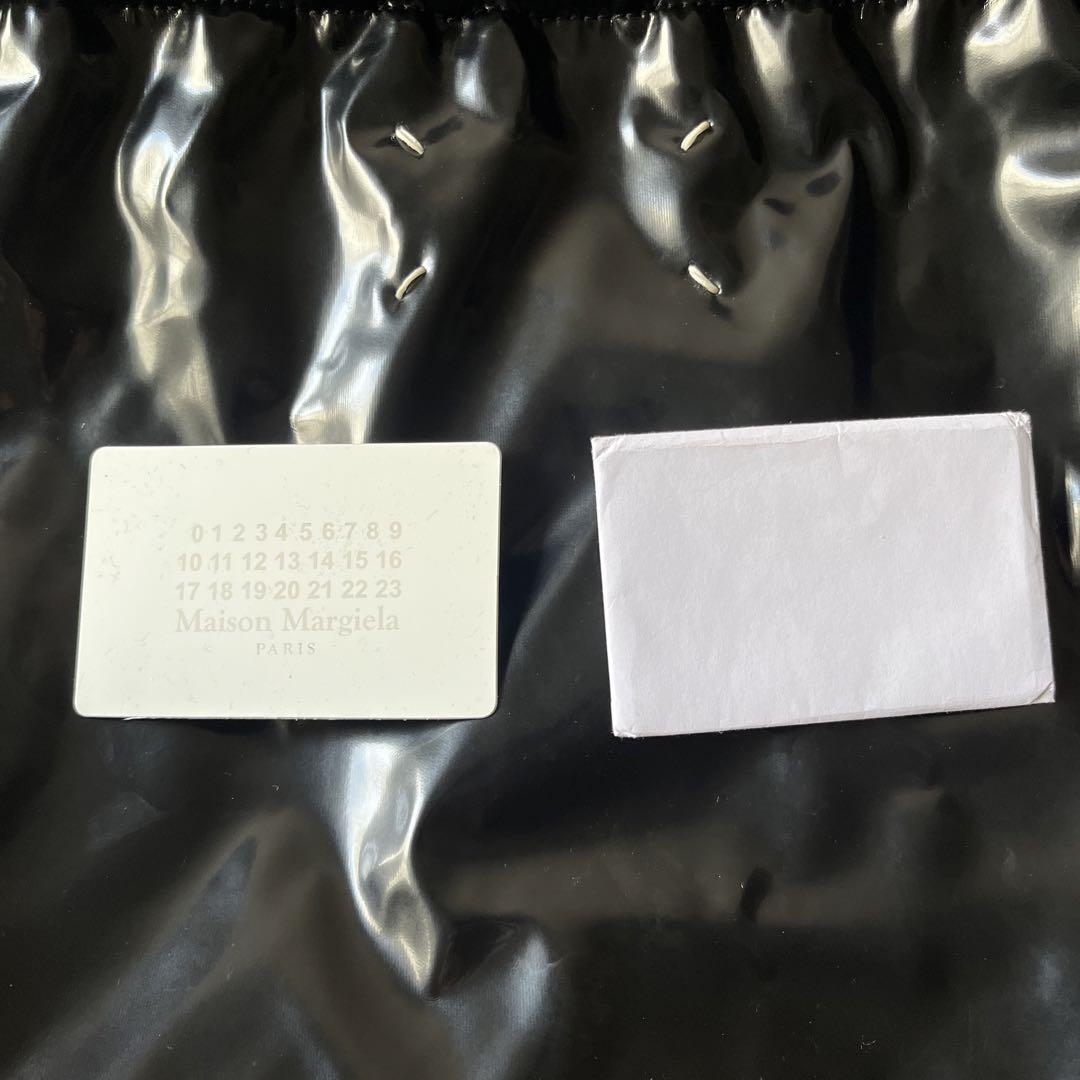 メゾンマルジェラ11 エナメルレザーナップサック　maison margiela