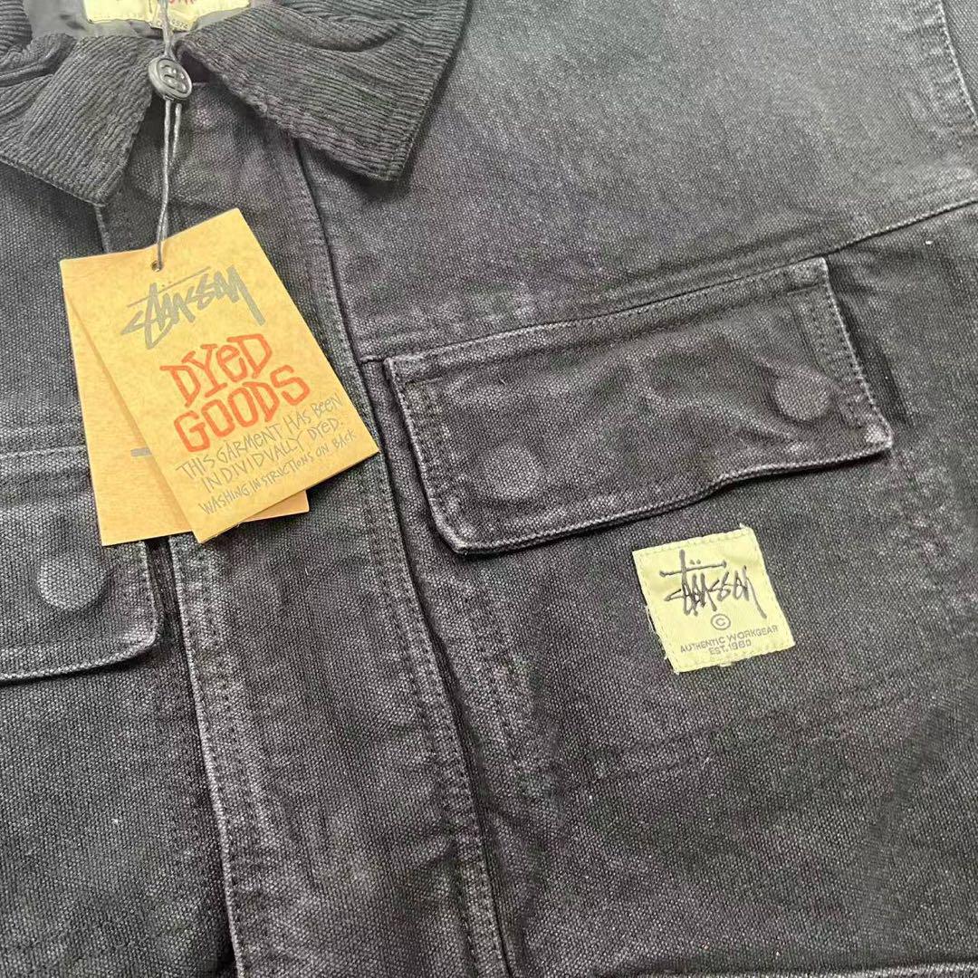 Stussy Washed Canvas Shop Jack ブラック M