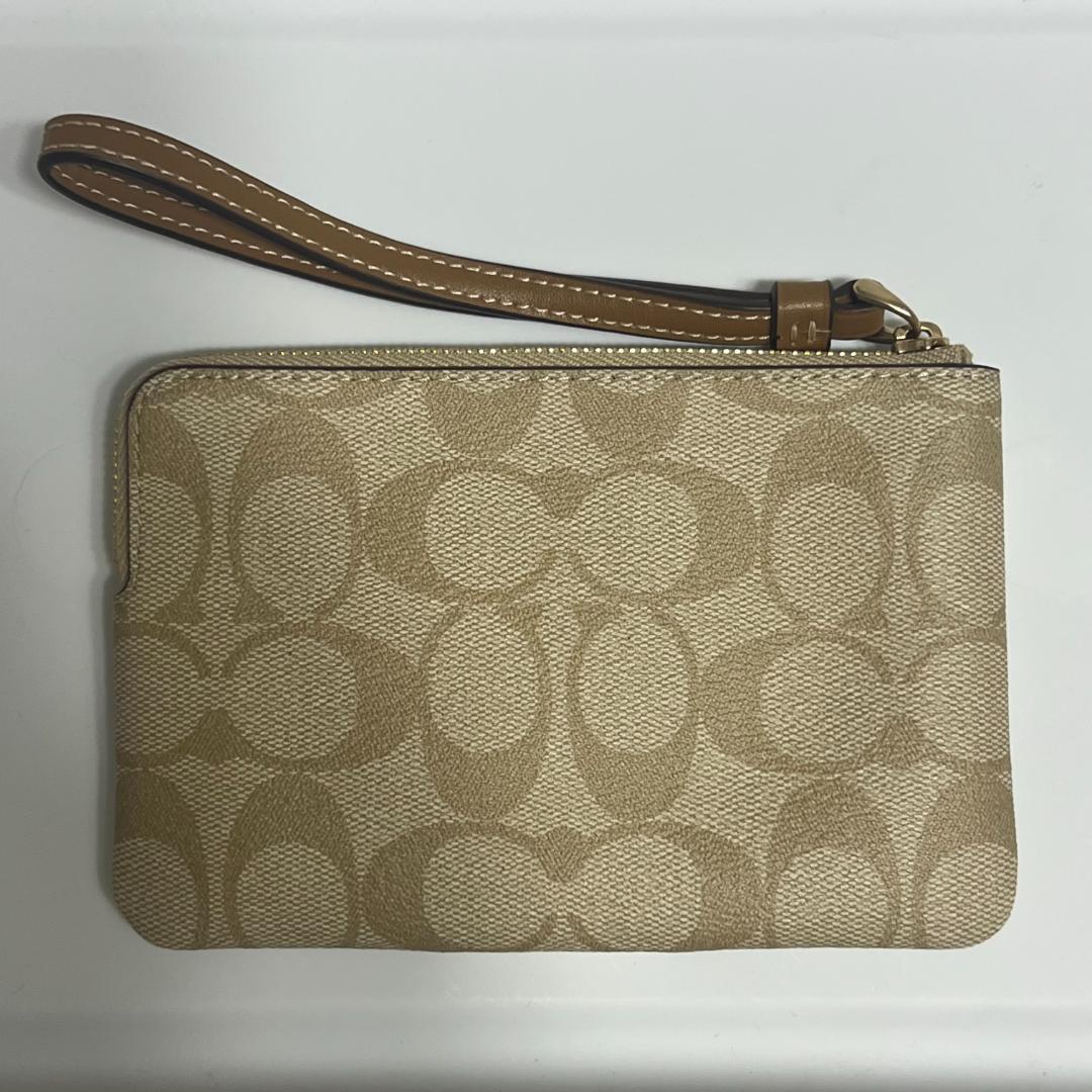 314CO-209 コーチ COACH ジップ リストレット キャンバス - メルカリ