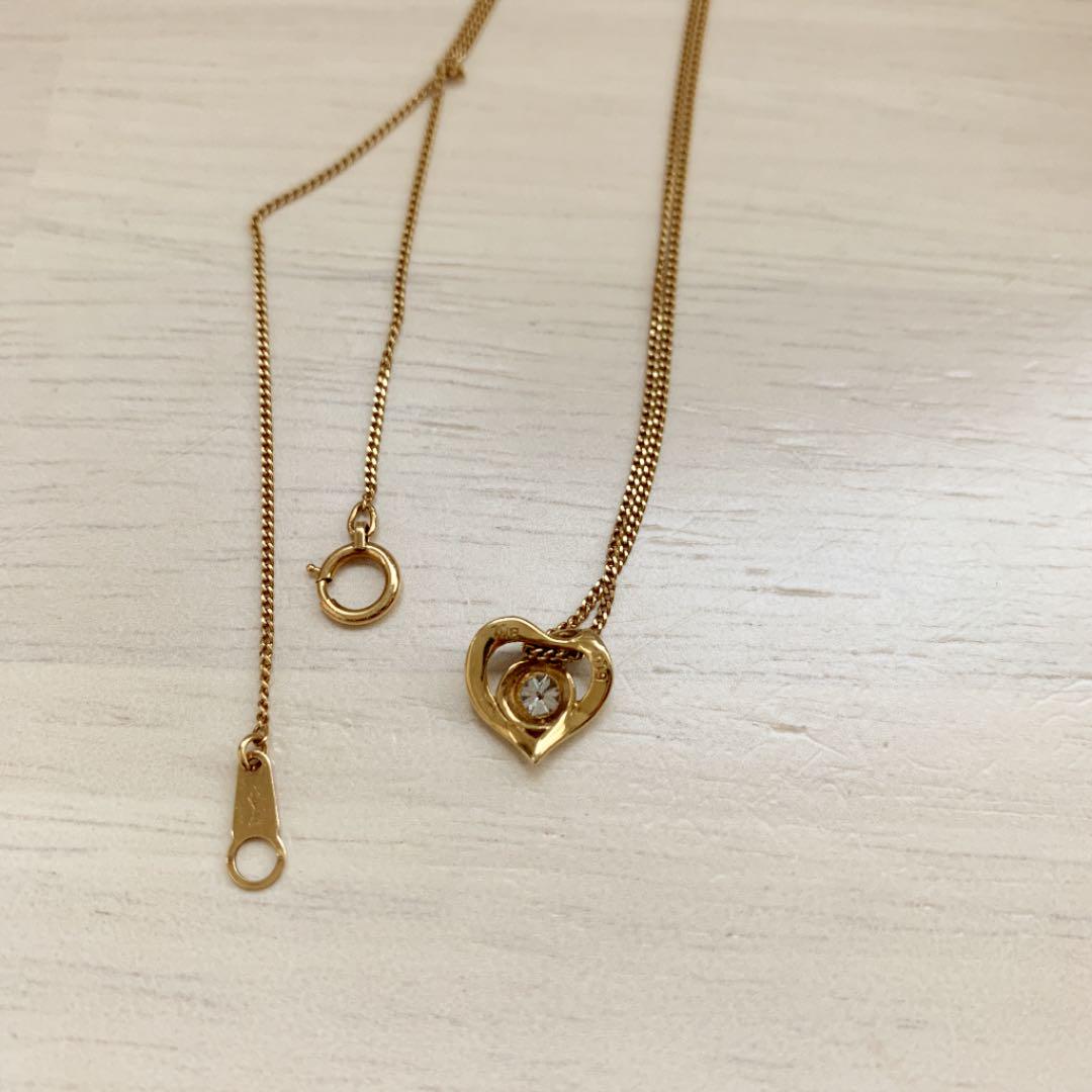 豊富な得価 K18♡ネッレス ネッレス2g以上 造幣局マーク付 gQLKi-m24984738793 0.19ctダイヤモンド 新作登場定番
