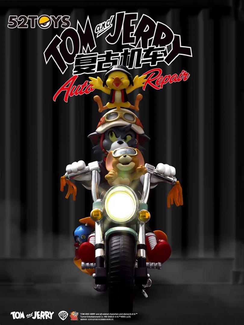 52toys x WarnerBrosトムとジェリー　レトロバイク　フィギュア