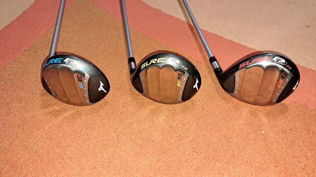 Mizuno SURE フェアウェイウッド 3本セット
