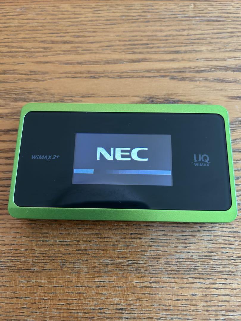 NEC WiMAX 2+ モバイルルーター グリーン - メルカリ