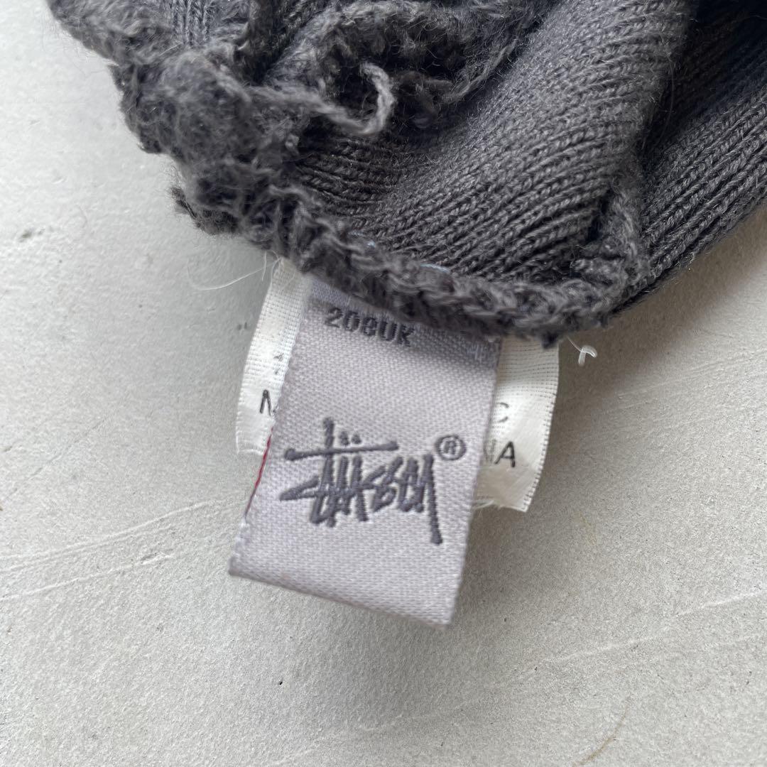 00s OLD STUSSY \" Crown Skull \" ビーニー ニット帽
