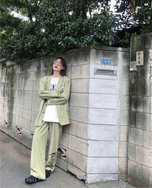 セットアップ グリーン メンズ