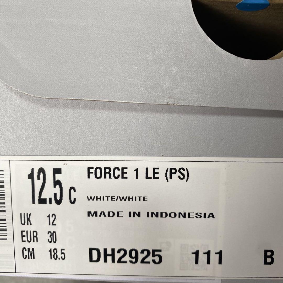 ナイキ エア フォース 1 LE PS 18.5㎝