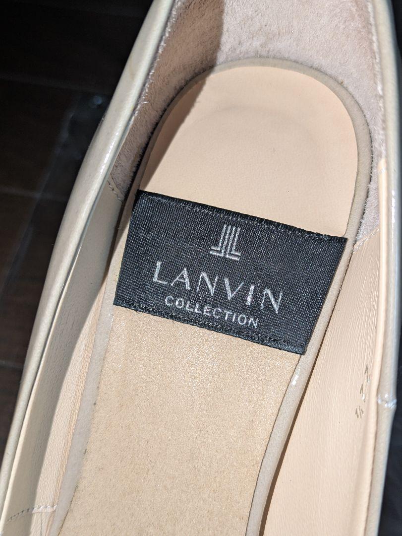 美品✨LANVIN collection エナメル パンプス24.5 ベージュ LANVIN COLLECTION エナメルパンプス ベージュ - メルカリ