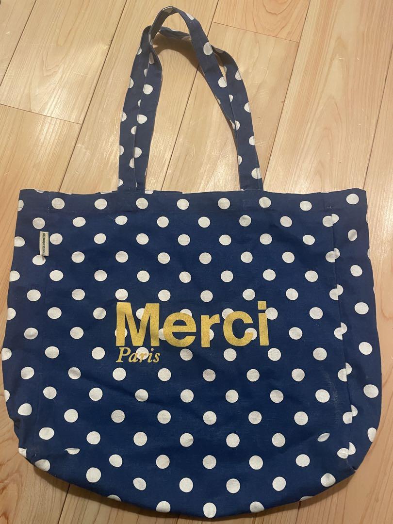 Merci Paris 水玉模様 エコバッグ