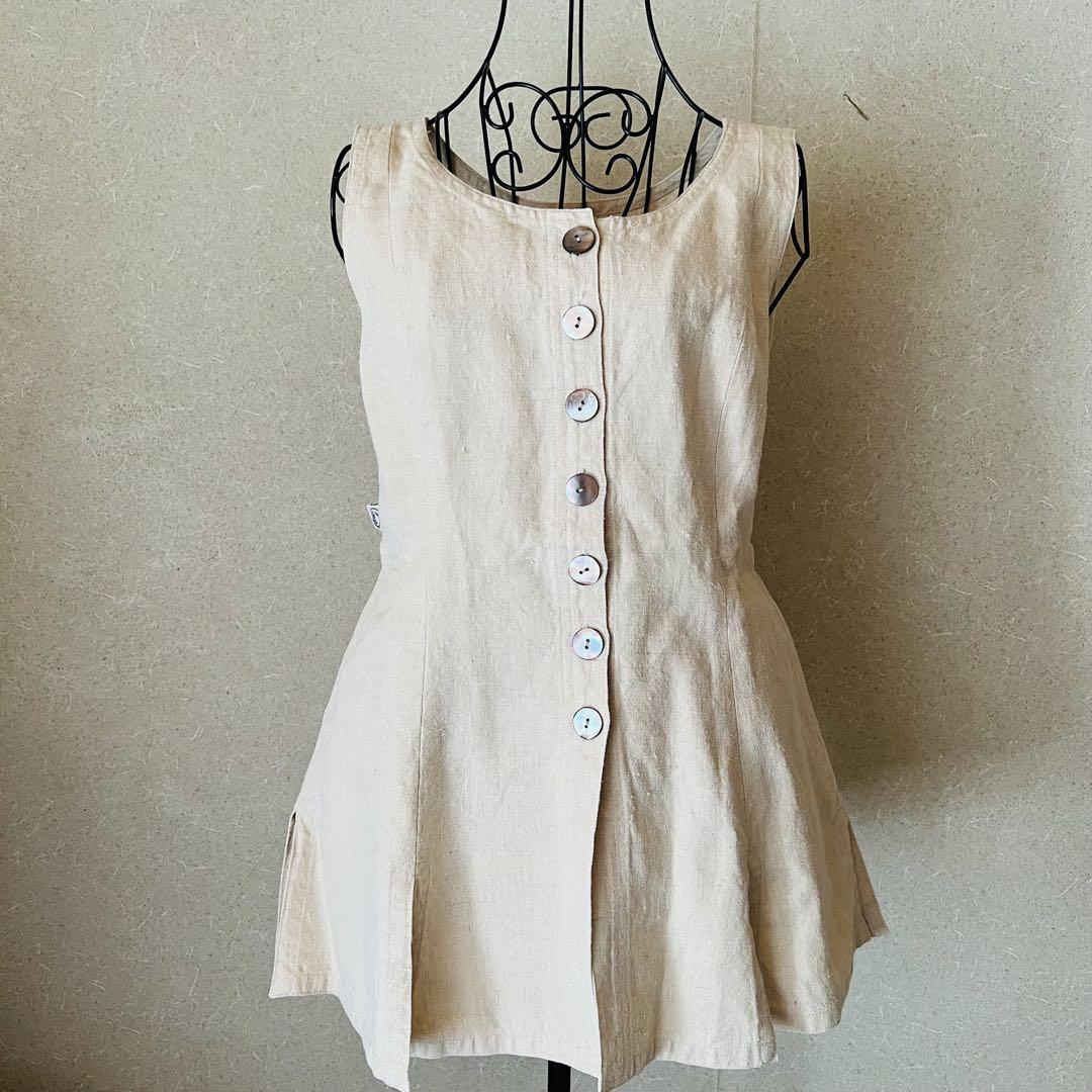 【専用 】うさとの服 usaato ヘンプ100 麻 ジャケットとベスト