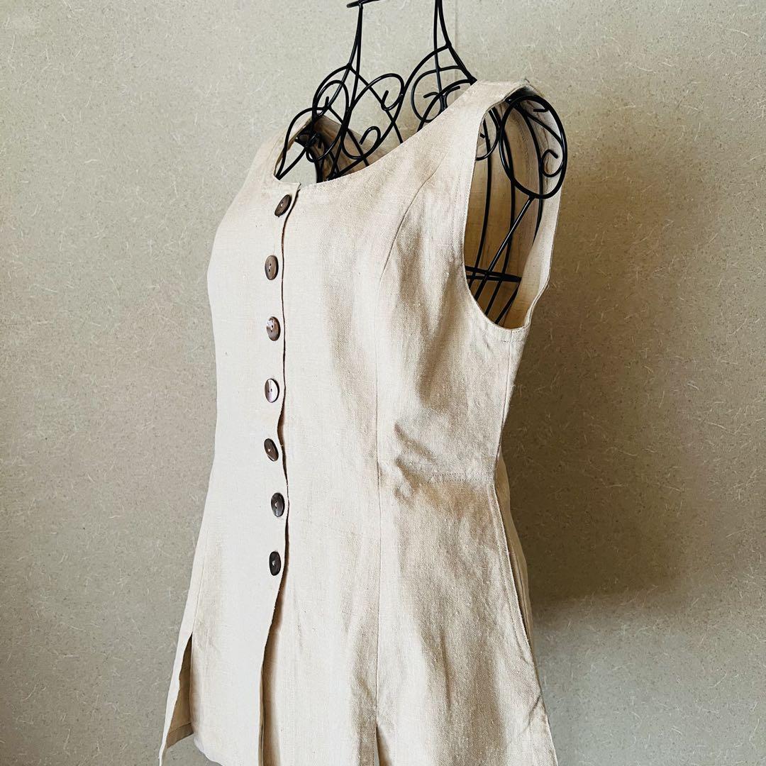 【専用 】うさとの服 usaato ヘンプ100 麻 ジャケットとベスト