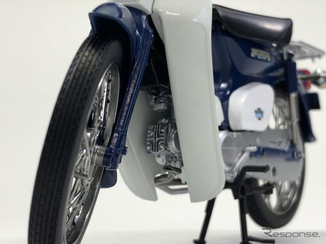 アオシマ　スーパーカブ　1/12 完成品　ブルー　グリーン　2台セット　未開封品