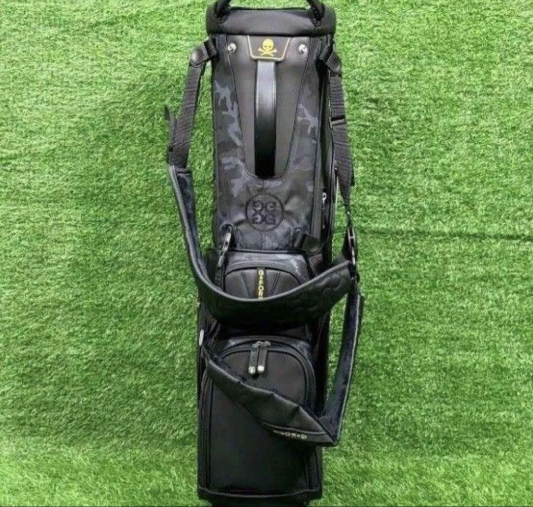送料込】 G/FORE ジーフォア キャディバック スタンド付き黒に