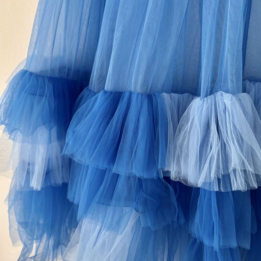 世界を買える 海外ブランド 9日迄限定価格 VIVIANO TULLE SKIRT スカート
