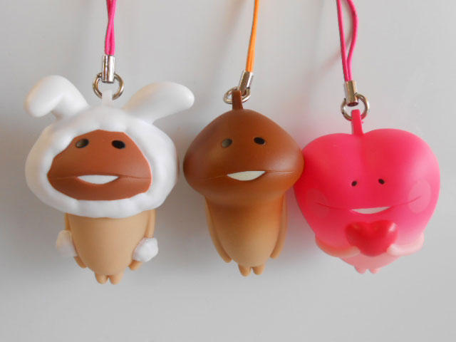 ♯Ilg11OT おさわり探偵 なめこんふんふ ソフビ ストラップ 全5種 なめこ んふんふソフビストラップ2｜なめこぱらだいす☆なめこ