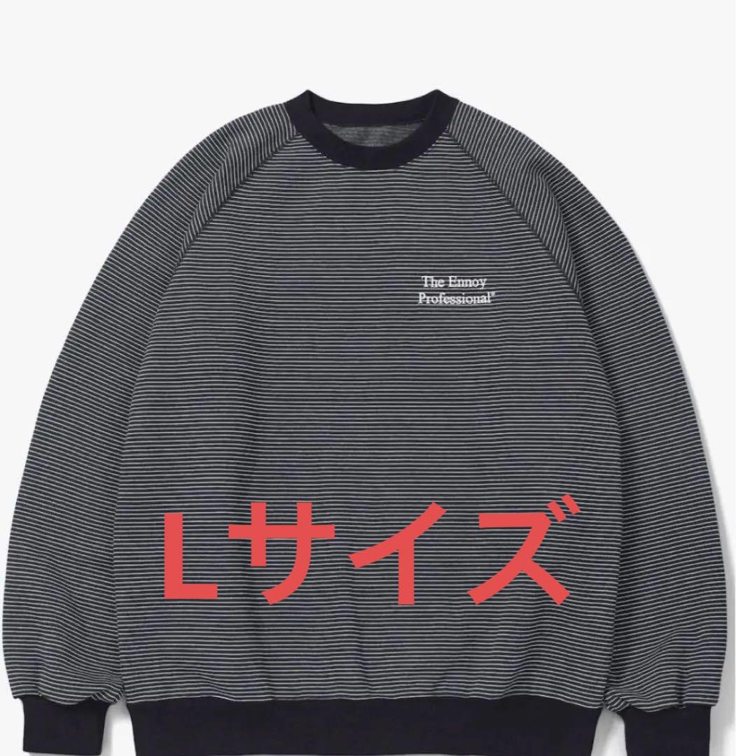 ennoy Lサイズ BORDER CREW NECK SWEAT エンノイ Ennoy BORDER CREW NECK SWEAT L