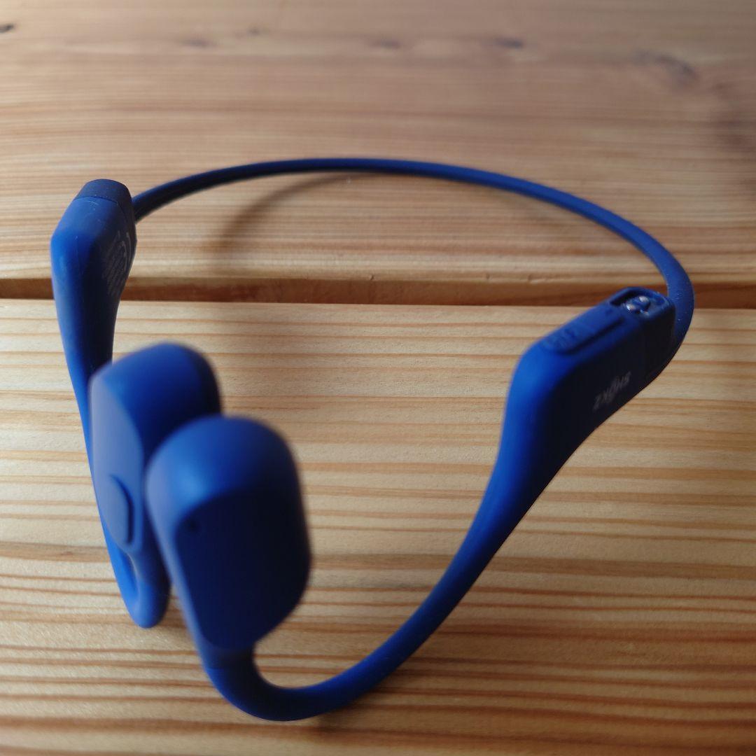 SHOKZ OPENRUN 骨伝導イヤホン ブルー