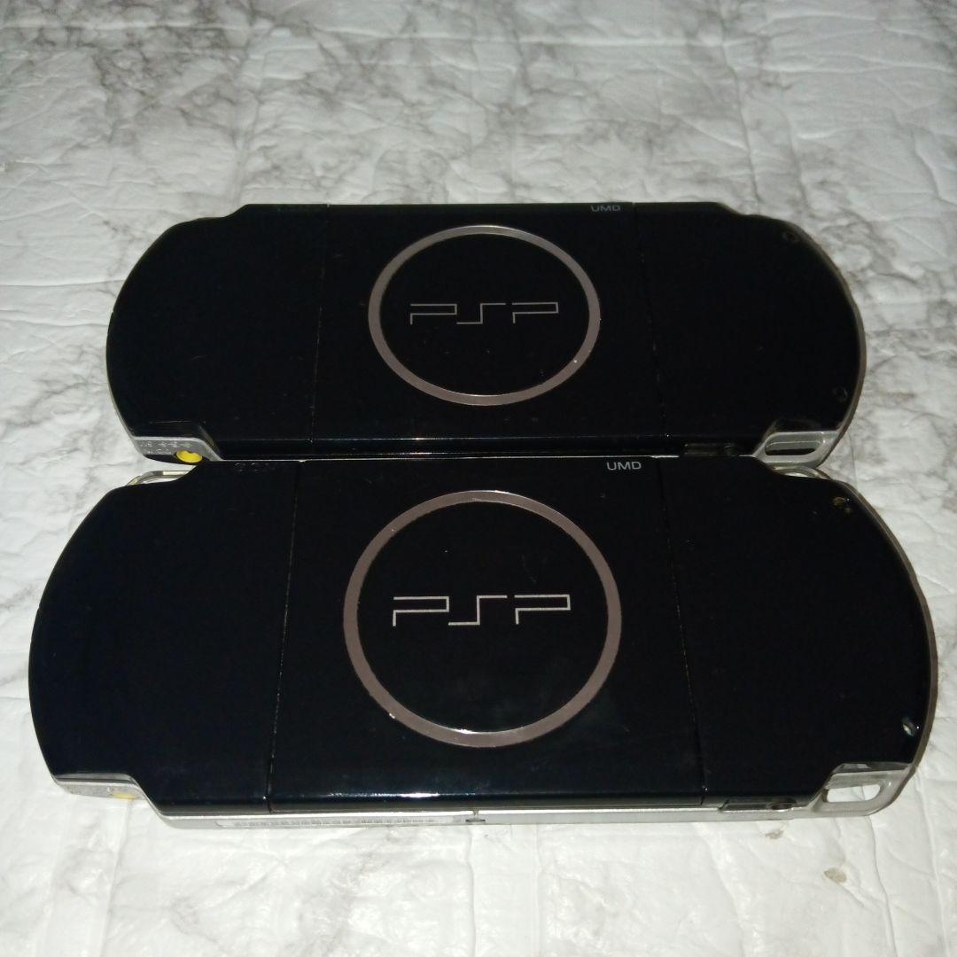 PSP3000本体のみ ピアノブラック2台 傷や汚れあり UP786_INFO