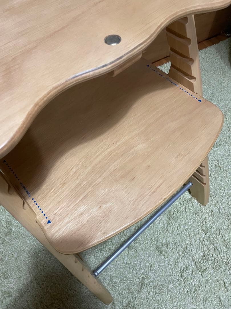 大和屋 すくすくチェアスリムプラス ベビーチェア ベルト付き MARWIL-DEMENAGEMENTS_CH