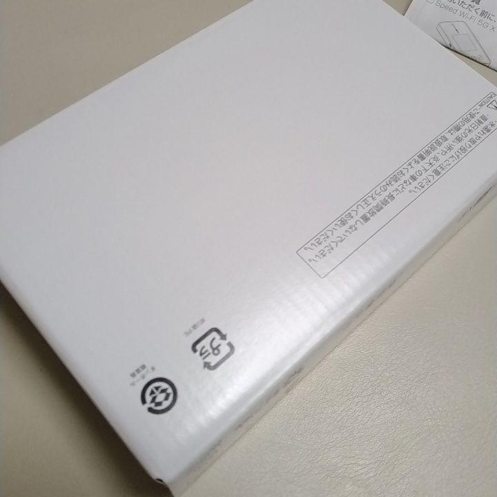 WIMAX speed wi-fi 5G x12アイスホワイト