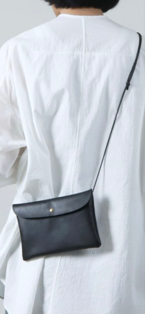 未使用　MARINE DAY ゴートスキン ポーチ ショルダー バッグ