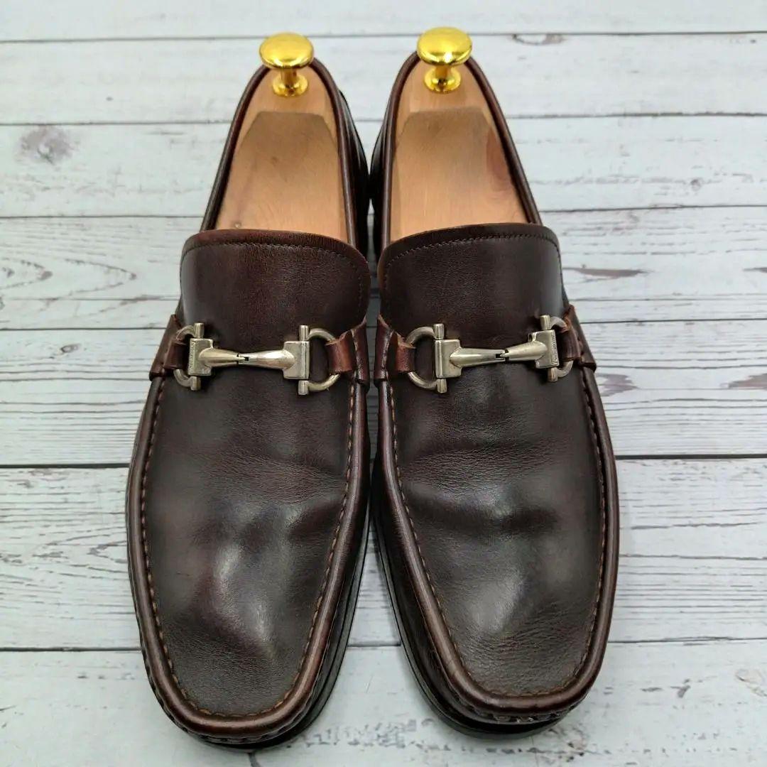 Salvatore Ferragamo　25.5　ビットローファー　ガンチーニ