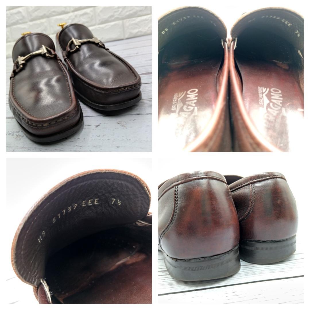 Salvatore Ferragamo　25.5　ビットローファー　ガンチーニ