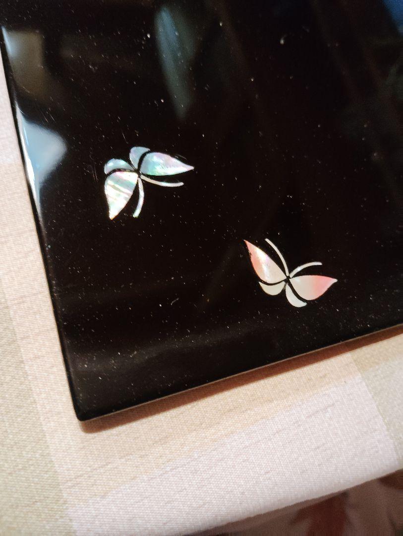 【18％OFF】 高岡漆器 螺鈿細工 黒塗銘々皿5枚セット 美品】 - メルカリ 工芸品