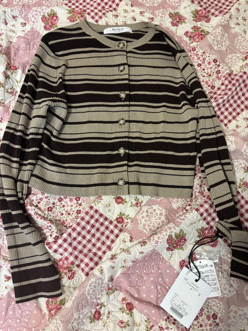 herlipto All Day Stripe Ribbed Knit Set