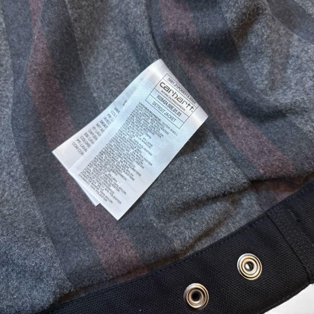 Carhartt wip デトロイトジャケット ダック 黒 カーハート M 美品 Carhartt wip デトロイトジャケット ダック 黒 カーハート M 美品