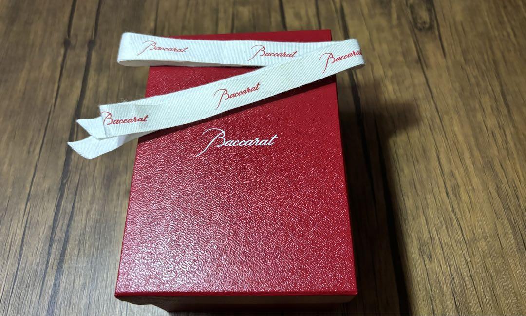 Baccarat カットグラス 赤い箱付き