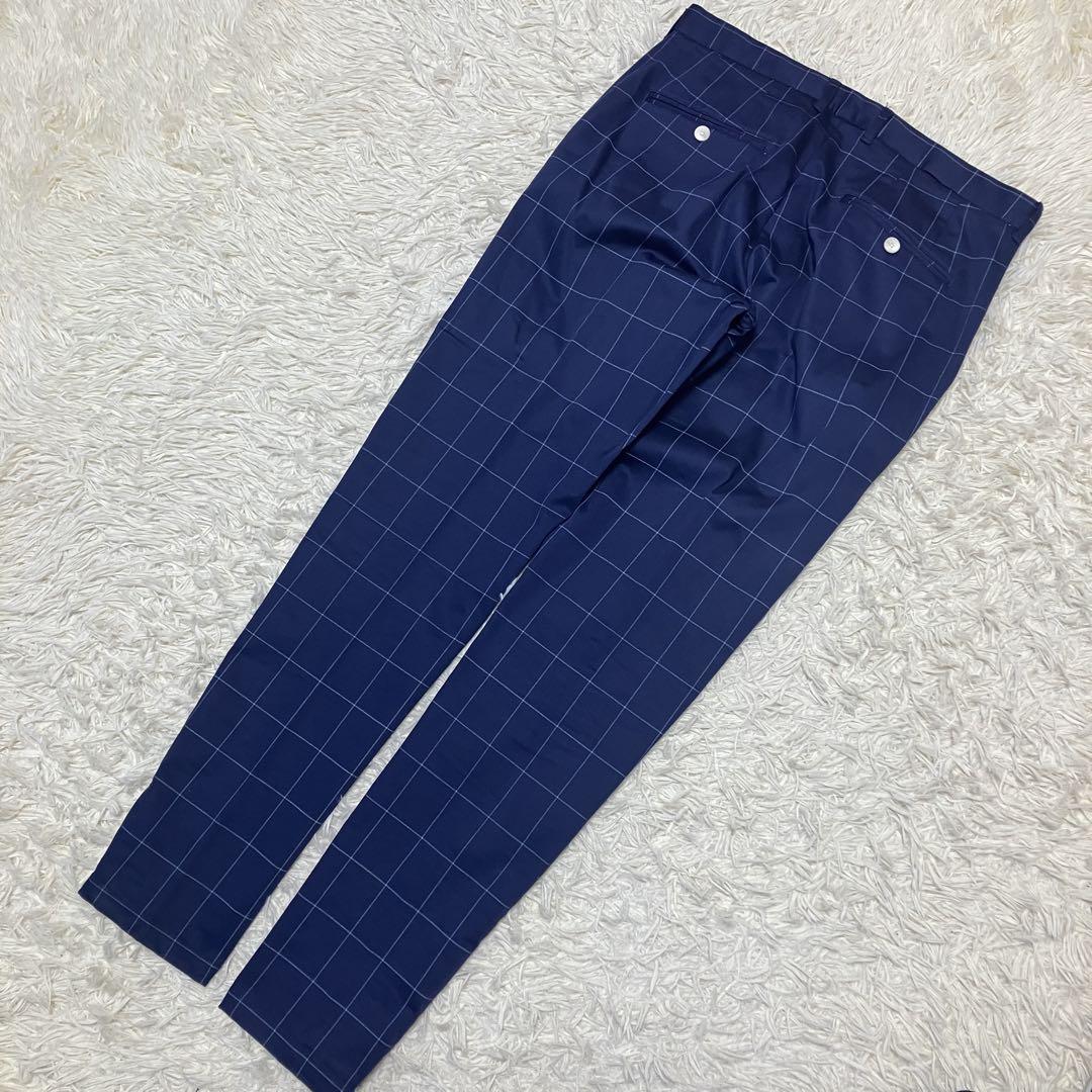 美品✨ZARA セットアップ　スーツ　ペンチェック柄　50/42 ネイビー