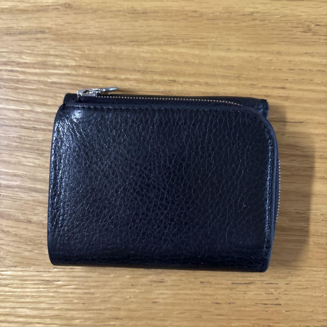 Aeta レザー三つ折り財布 ブラック コンパクト 本革 Aeta レザー三つ折り財布 ブラック コンパクト 本革 - メルカリ