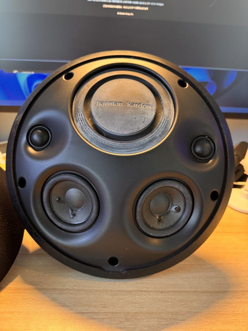 harman/kardon ワイヤレススピーカー 円形デザイン harman/kardon ワイヤレススピーカー ブラック - メルカリ