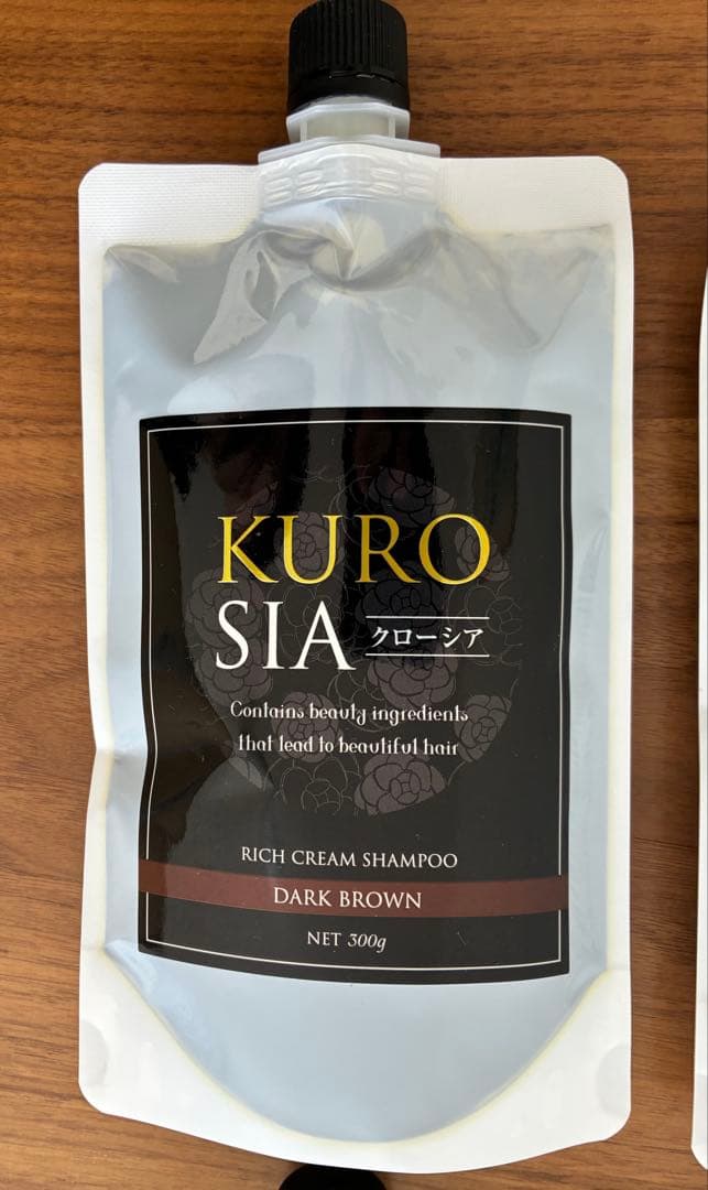 KURO SIA リッチクリームシャンプー ダークブラウン300g 6パック