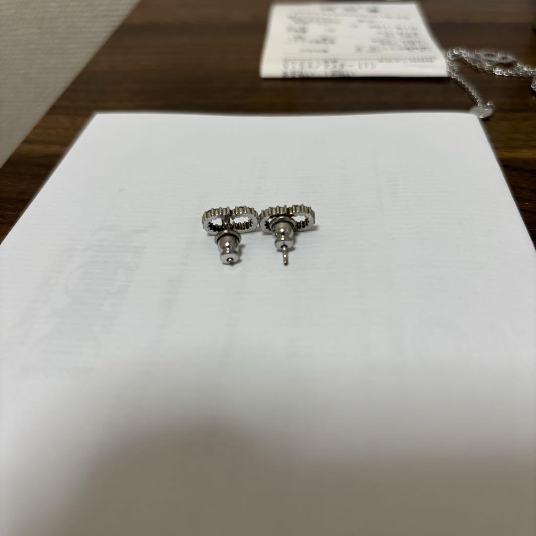 Dior Clair D Lune ピアス メタル & クリスタル