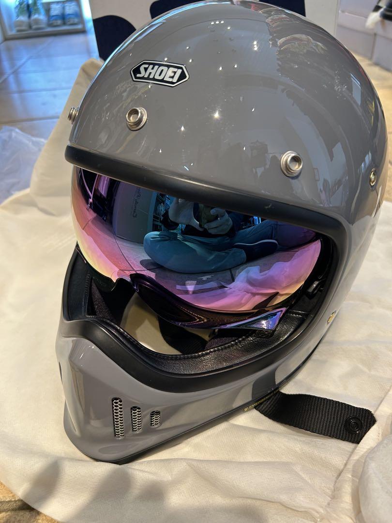 SHOEI EX-ZERO バサルトグレー XXL ミラーつき