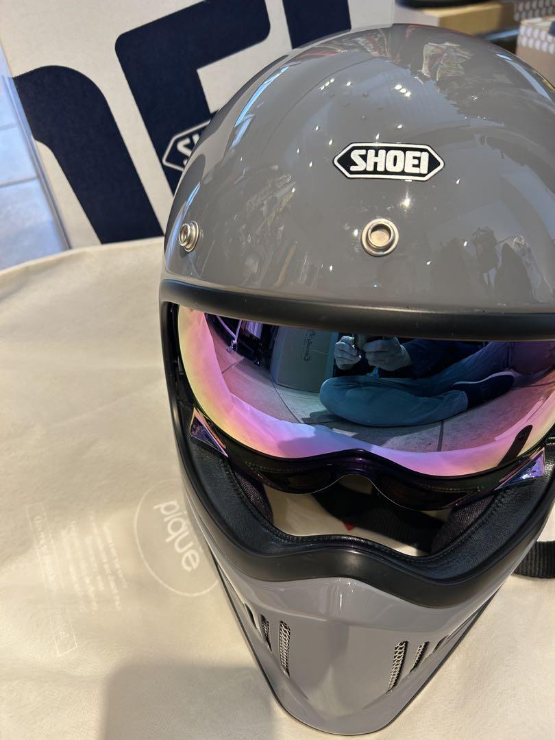 SHOEI EX-ZERO バサルトグレー XXL ミラーつき