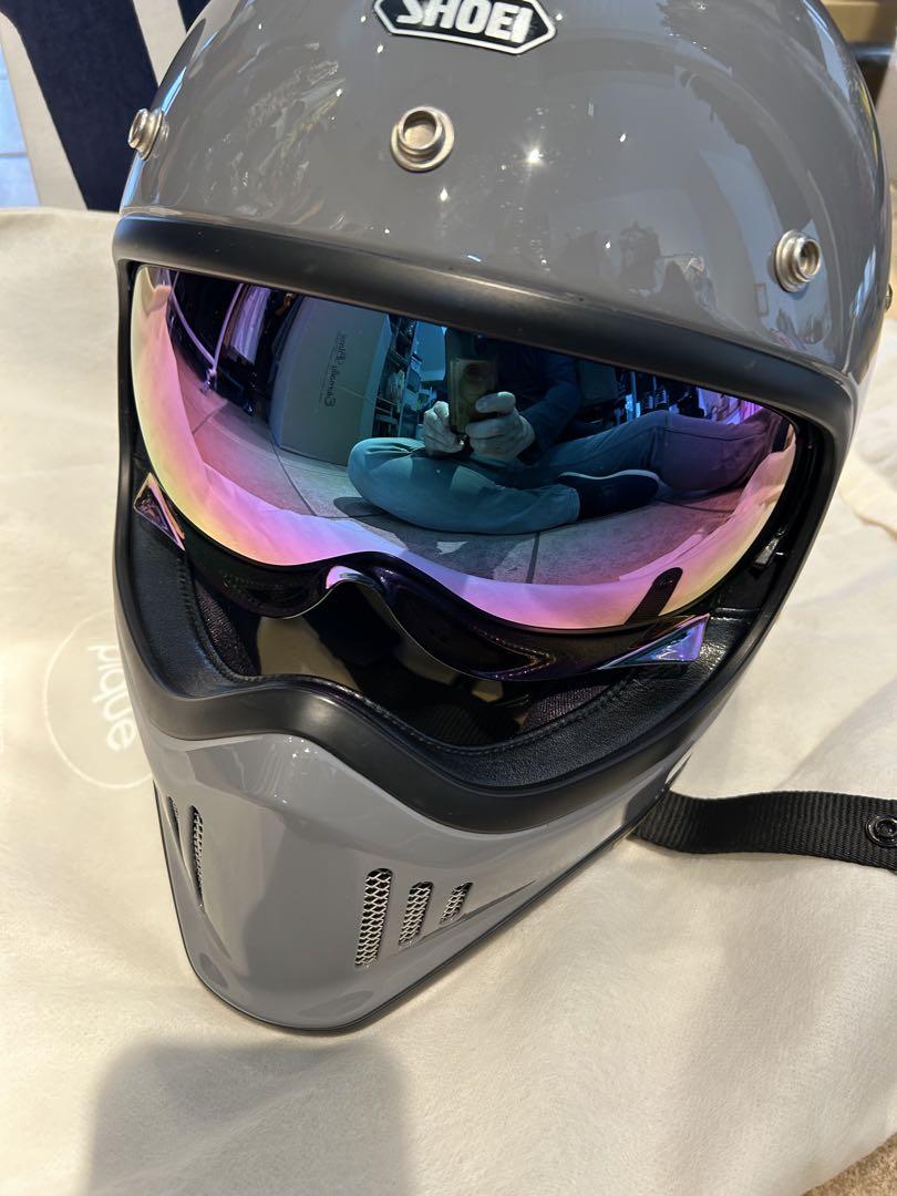 SHOEI EX-ZERO バサルトグレー XXL ミラーつき