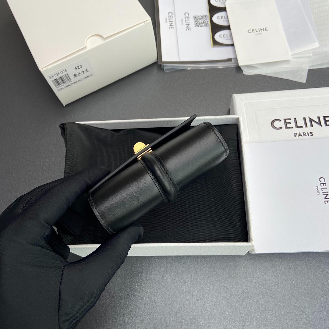 CELINE ★ ロゴ付き折りたたみ財布