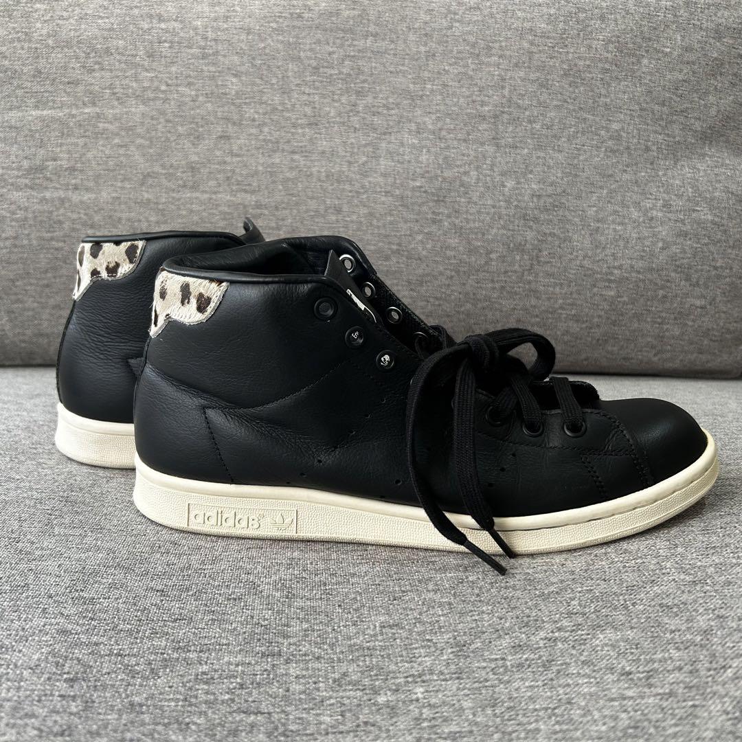 レア限定品】adidas スタンスミス ミドル ブラック 27.5cm