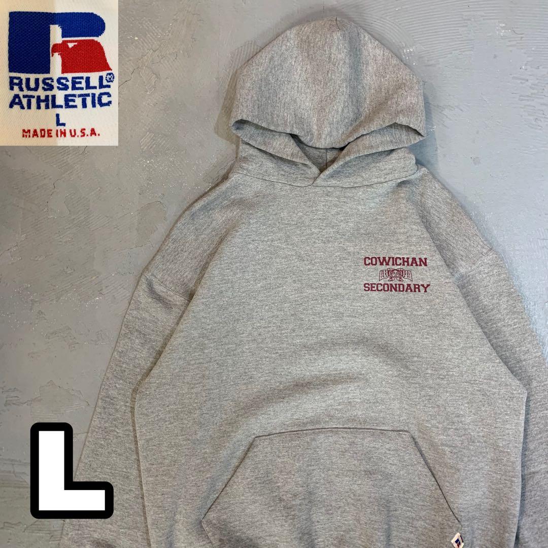 8WE6 90 s RUSSELL ATHLETIC パーカーL Russell Athletic