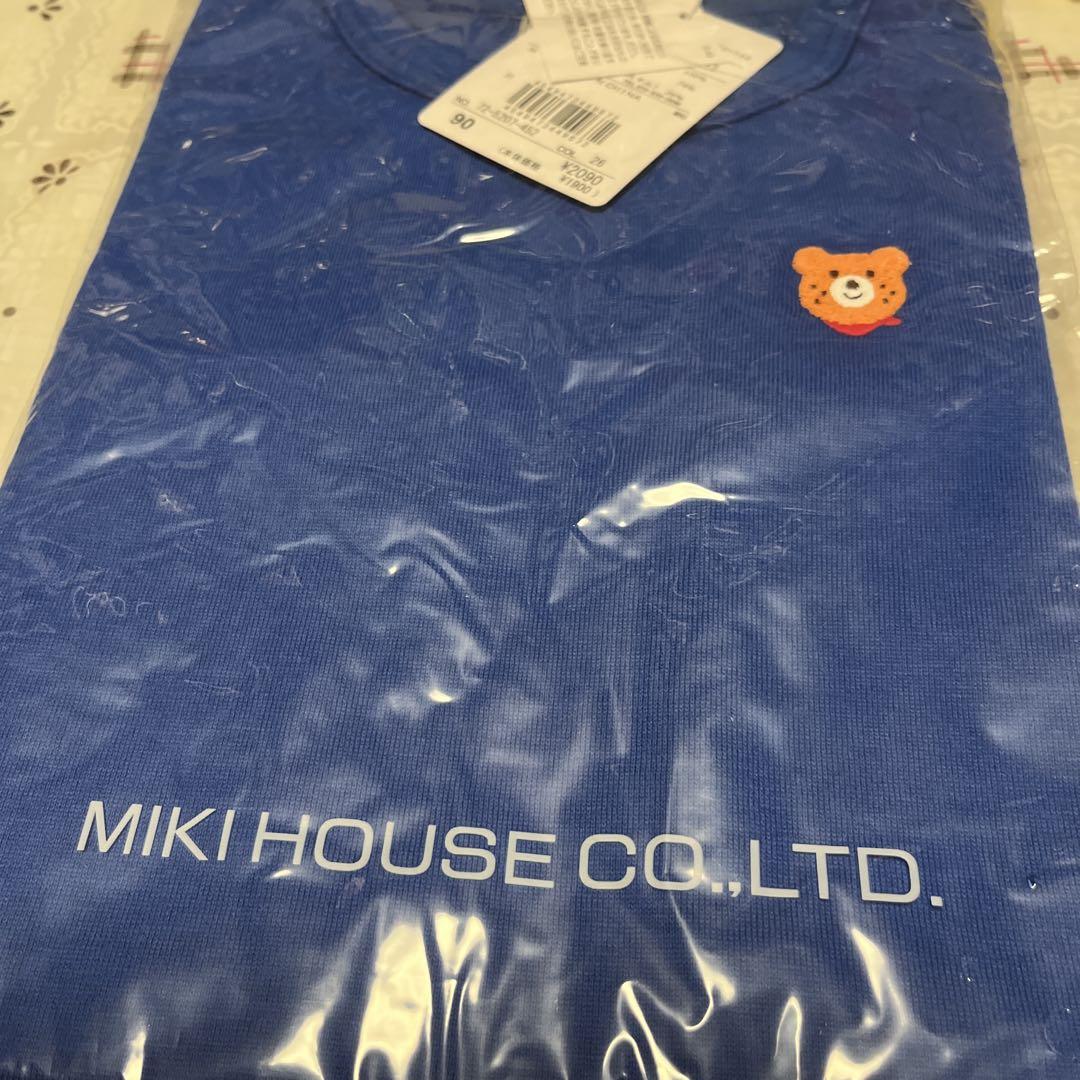 新品ミキハウス【半袖Tシャツ&ロールアップパンツ】【2点】【90】【匿名発送】