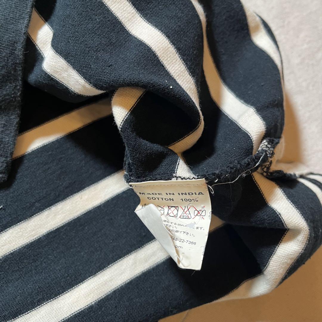 Y2K 90s OLD stussy オールド　ステューシー　ボーダー　ポロ