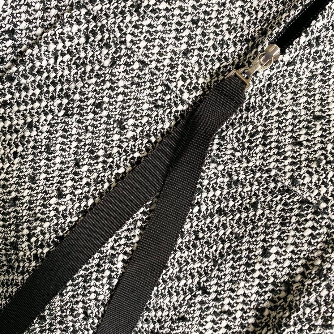 大注目】 最新タグ❁M´s GRACY ラメツイード ワンピース パール バック