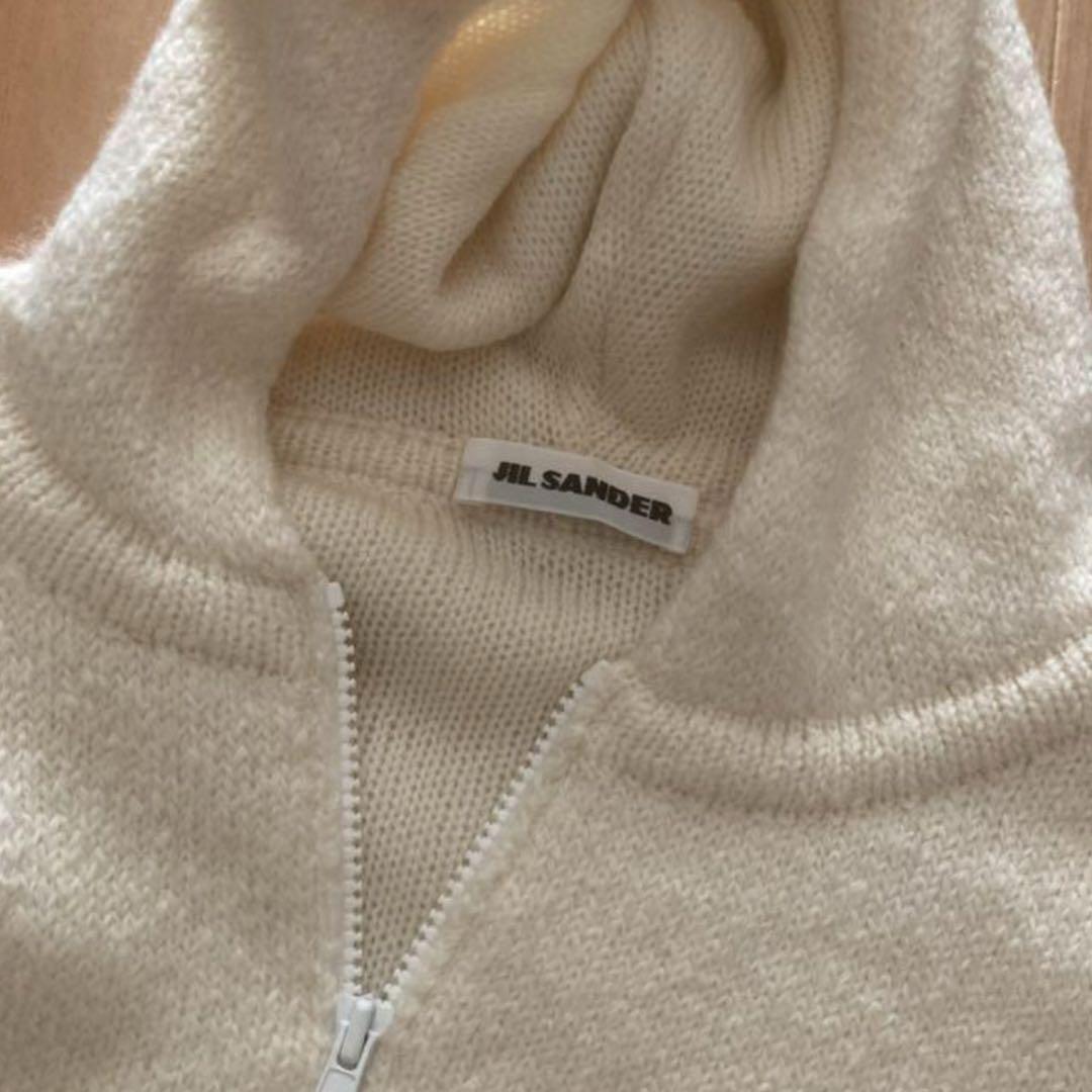 JIL SANDER】希少90s !!ウール モヘア ニットフーディー JIL SANDER】希少90s !!ウール モヘア ニットフーディー