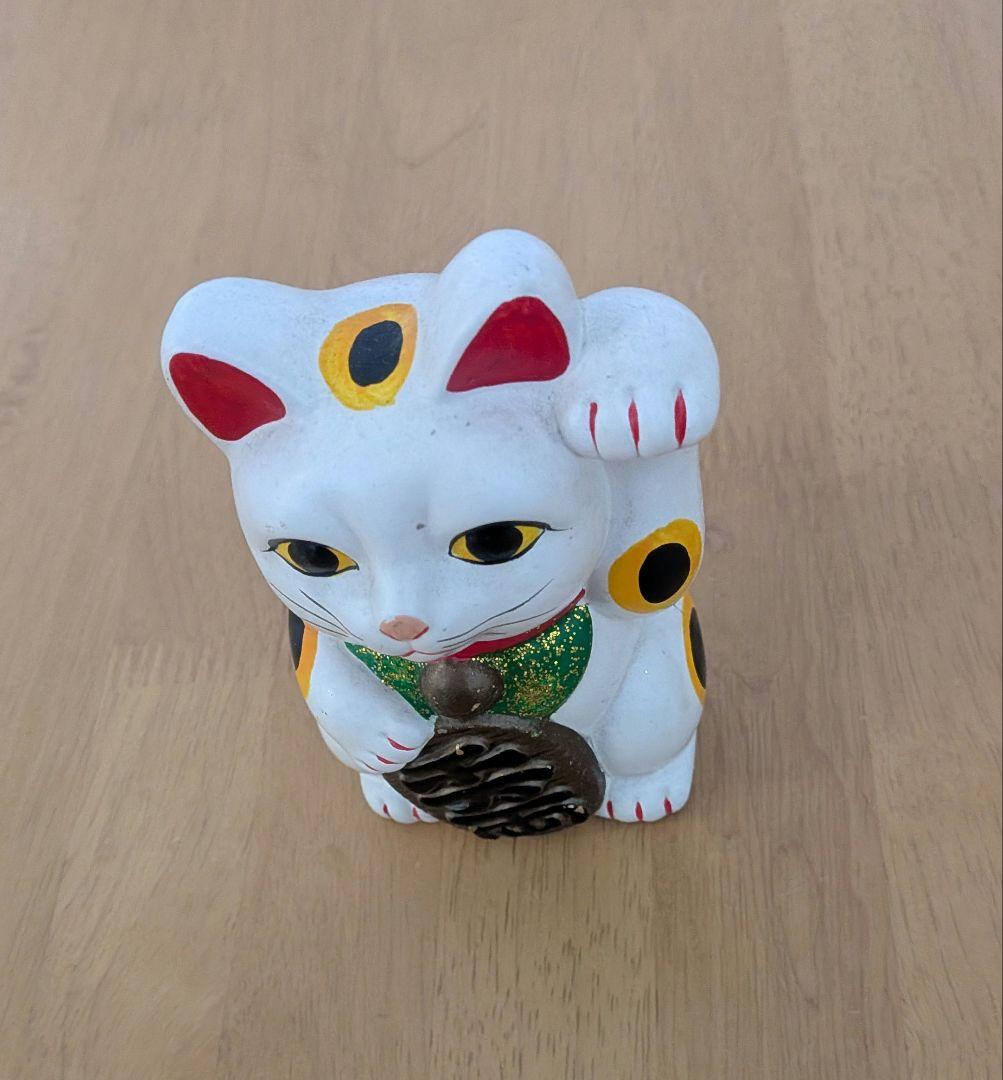 楽天市場】開運招福の縁起物！ 陶器製 金運ネコづくし招き猫型