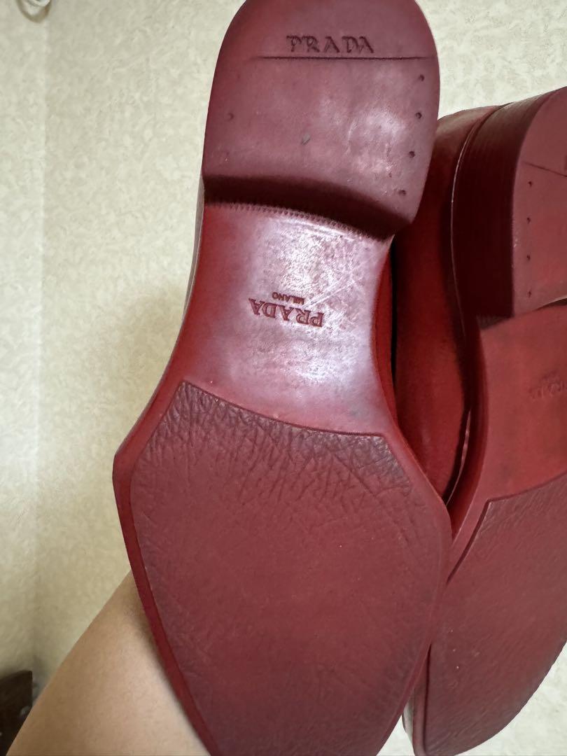 【ばさ】PRADA 12AW 赤ラバーソール
