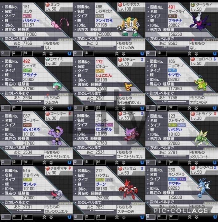 ポケモン】ブラック 配信 6vメタモン付き 道具完備